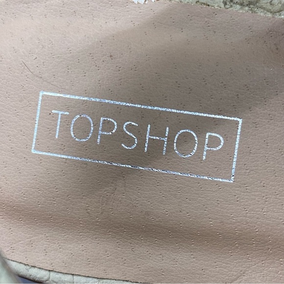 Topshop Odessa Embossed‎ Cutout Closed Toe Sandal Strap Closure Size EU 41 - Picture 10 of 11